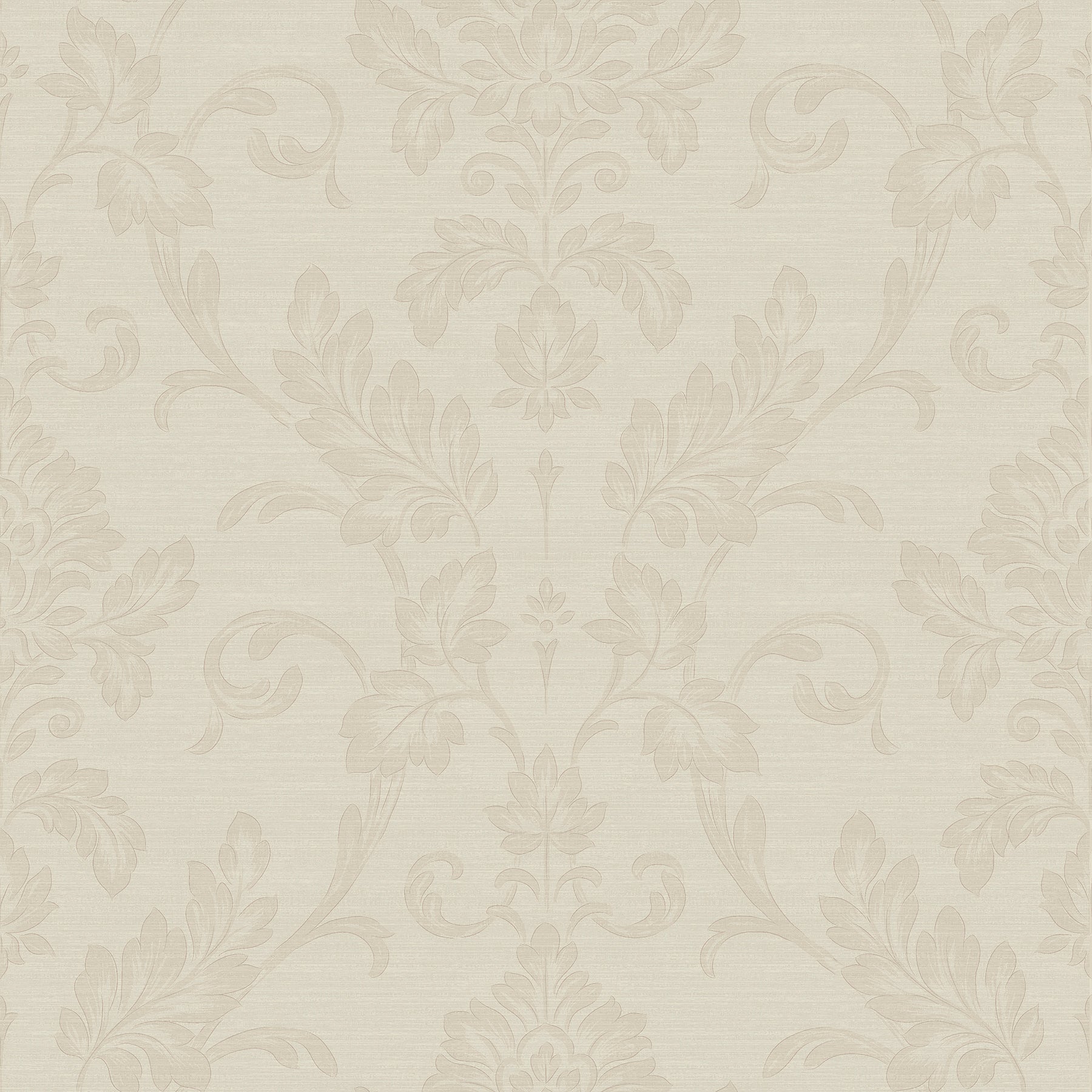 Sirpi Antonella Rose Gold Scroll Wallpaper, 20.9-in by 33-ft