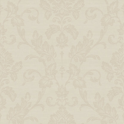 Sirpi Antonella Rose Gold Scroll Wallpaper, 20.9-in by 33-ft