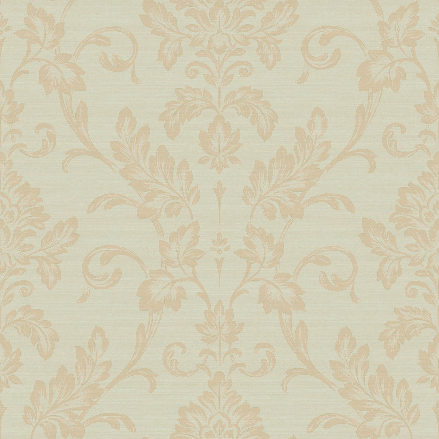 Sirpi Antonella Gold Scroll Wallpaper, 20.9-in by 33-ft