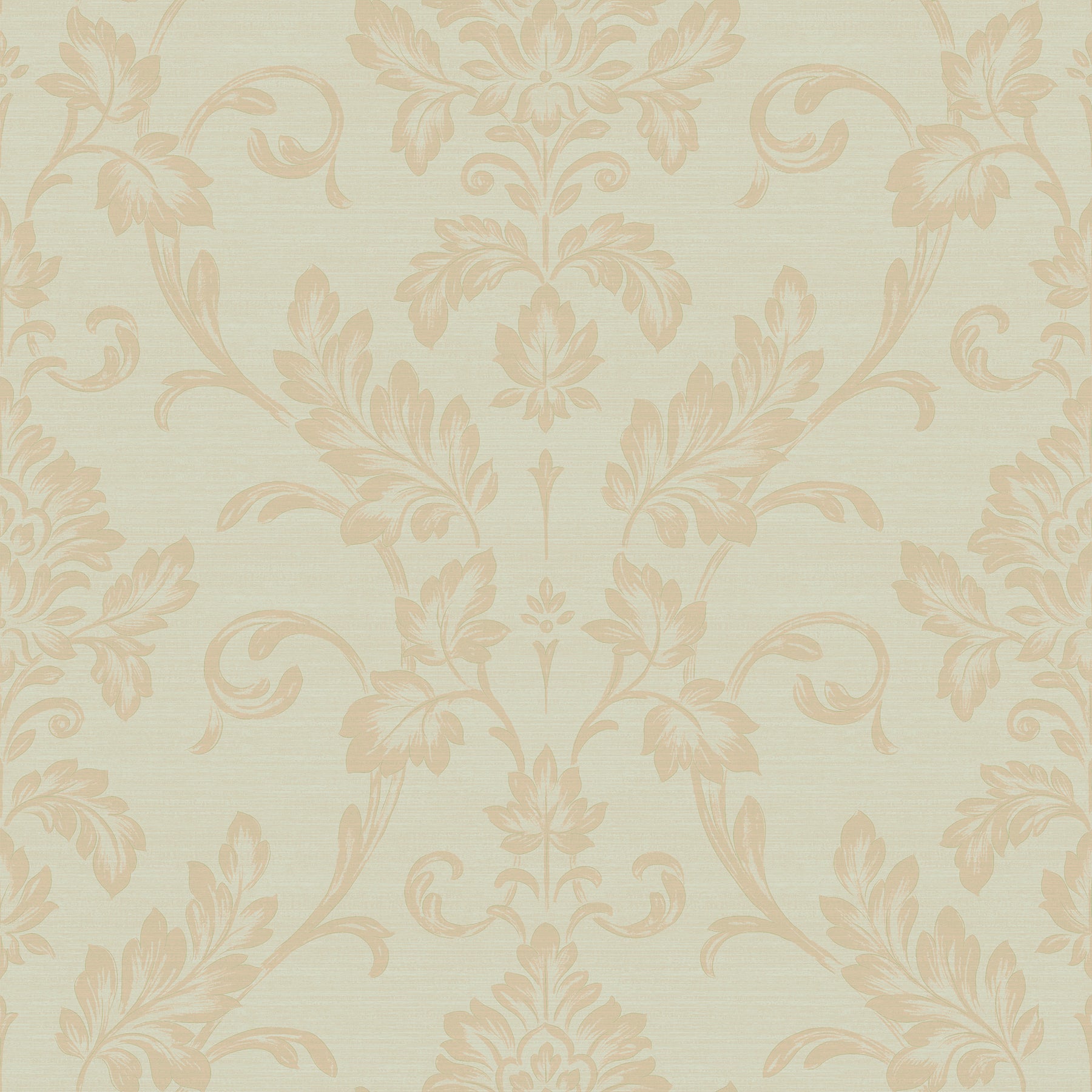 Sirpi Antonella Gold Scroll Wallpaper, 20.9-in by 33-ft