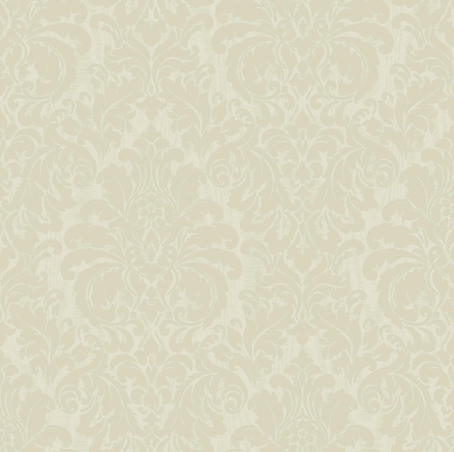 Sirpi Betina Light Yellow Damask Wallpaper, 20.9-in by 33-ft