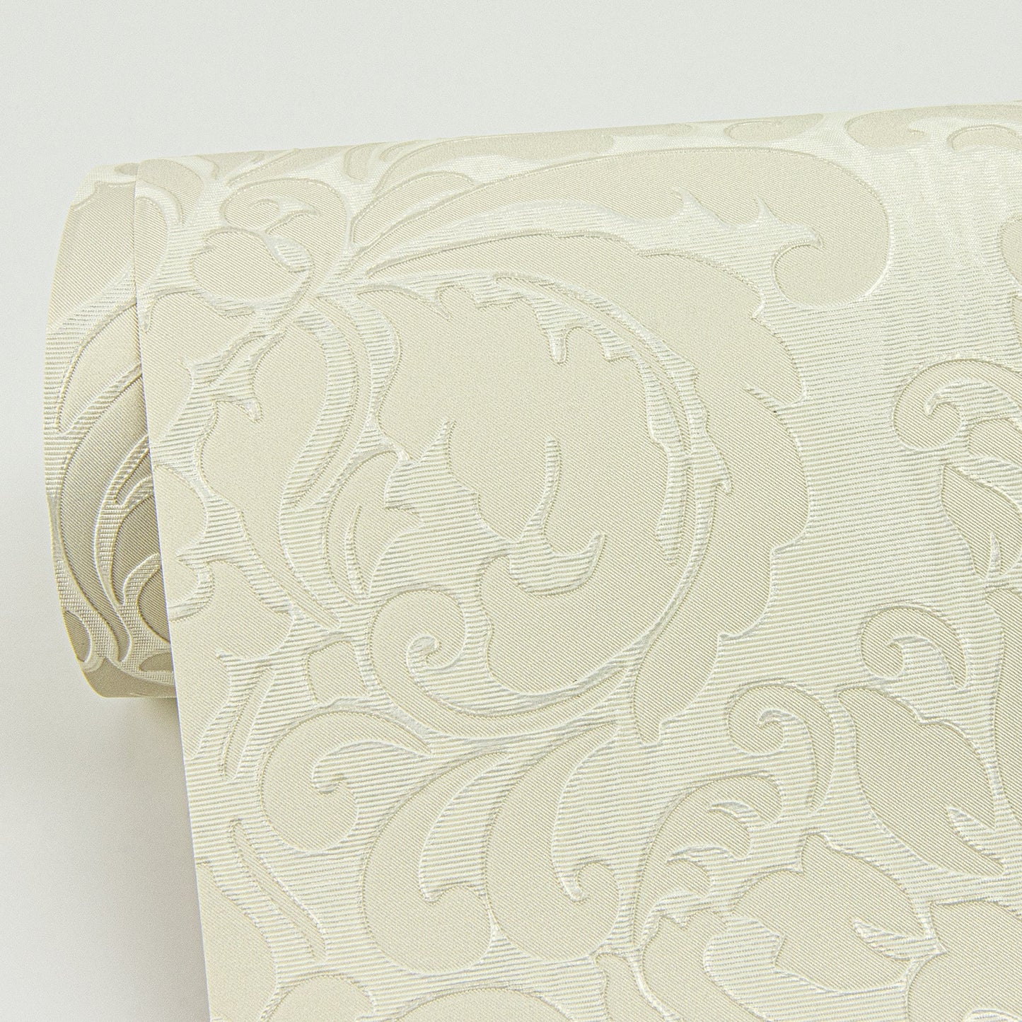 Sirpi Betina Light Yellow Damask Wallpaper, 20.9-in by 33-ft