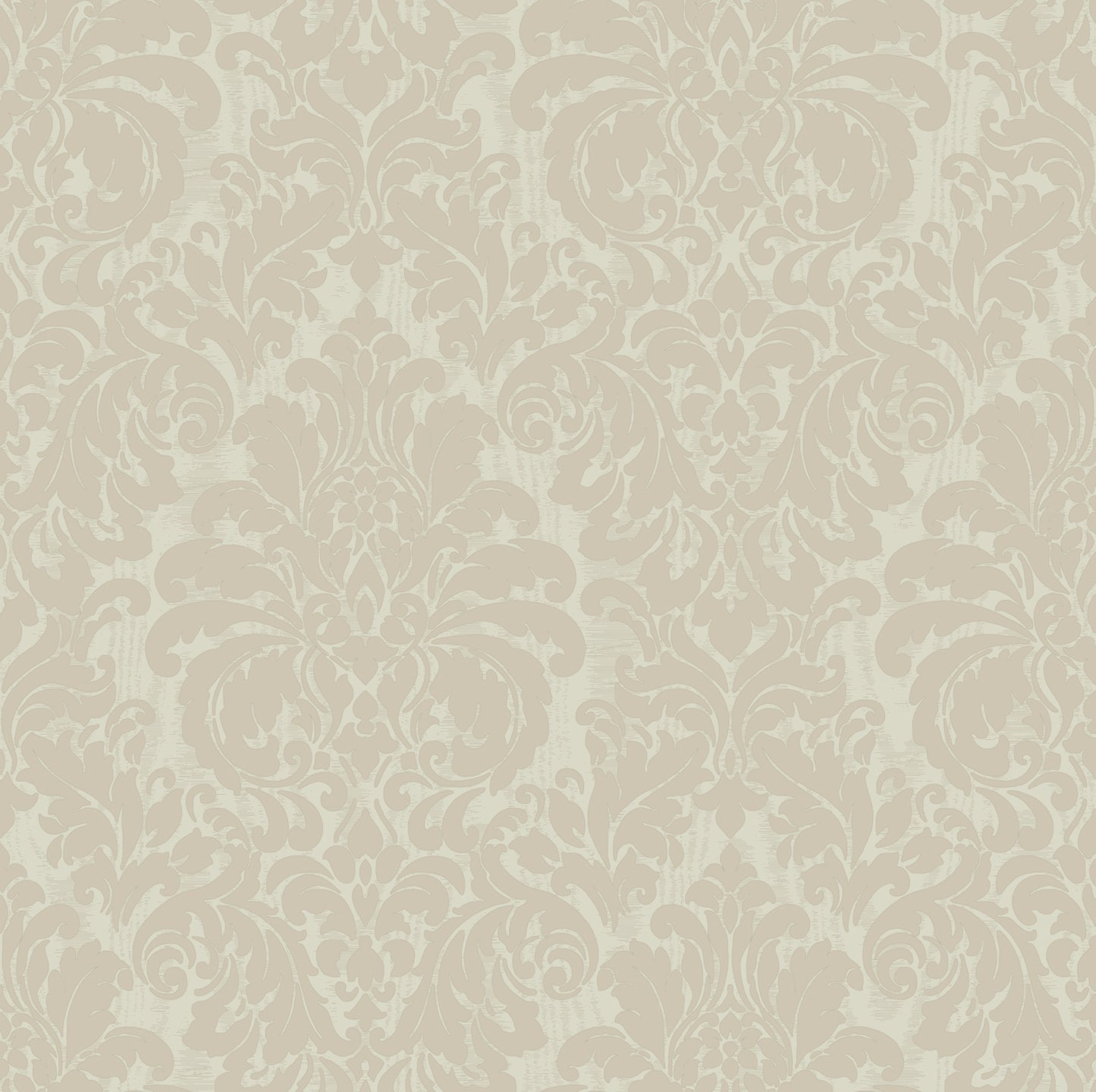 Sirpi Betina Cream Damask Wallpaper, 20.9-in by 33-ft