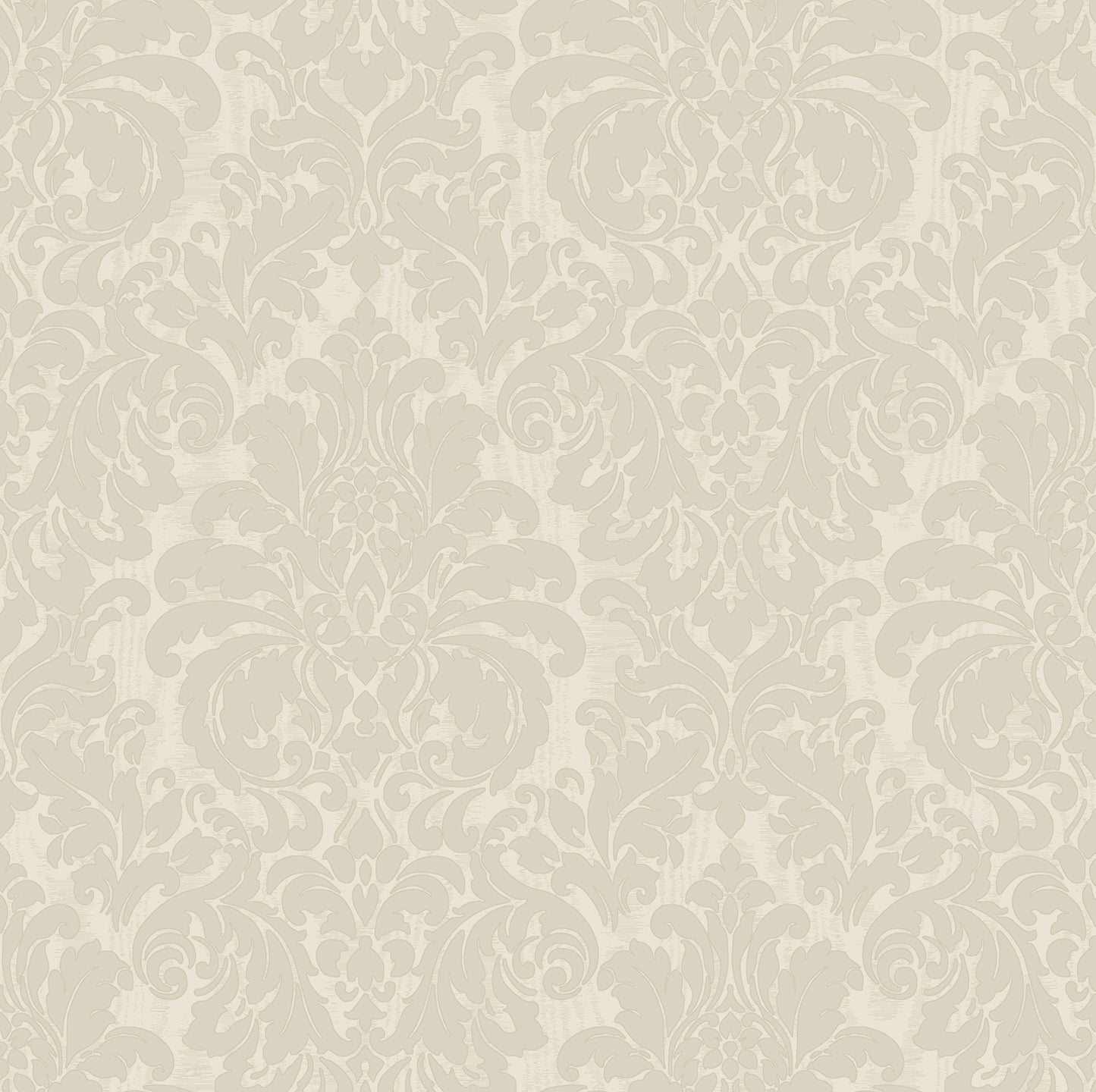 Sirpi Betina White Damask Wallpaper, 20.9-in by 33-ft