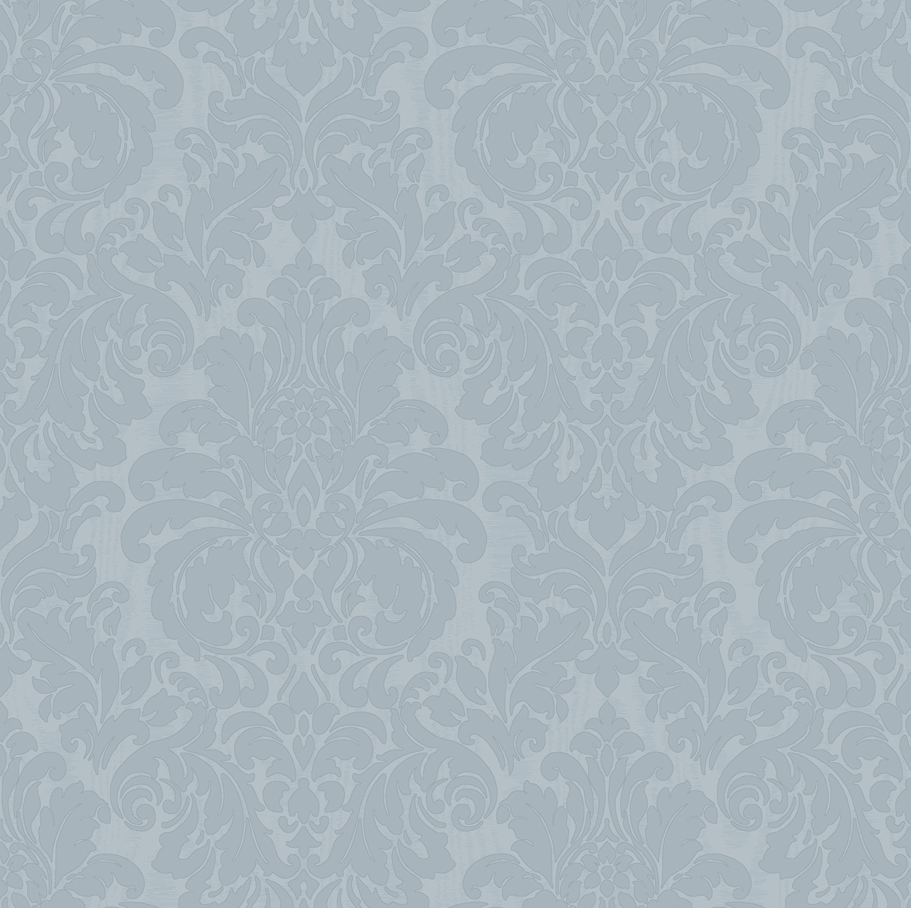 Sirpi Betina Light Blue Damask Wallpaper, 20.9-in by 33-ft