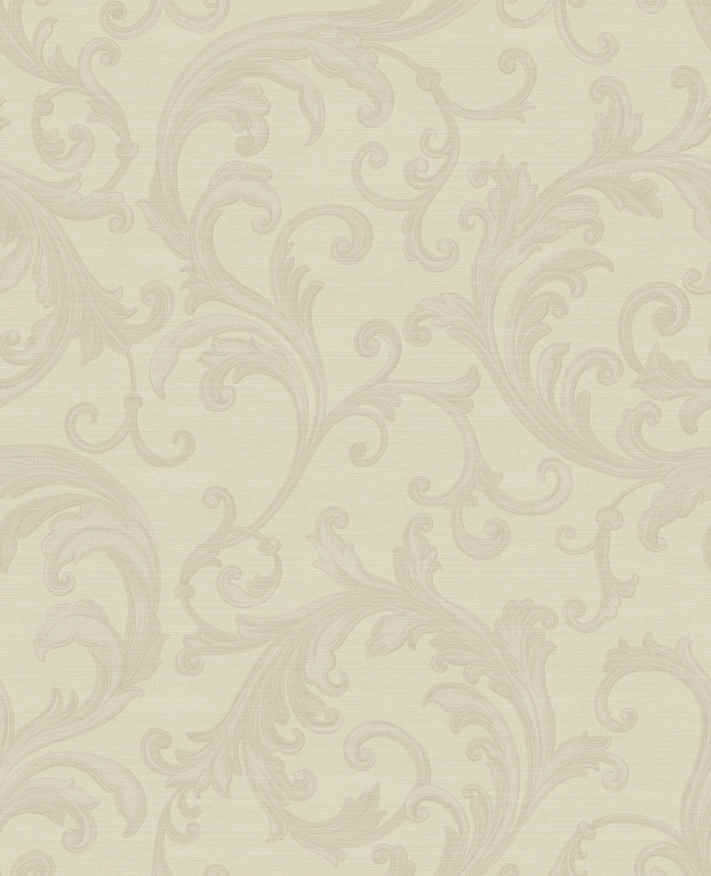 Sirpi Noemi Cream Acanthus Wallpaper, 20.5-in by 33-ft