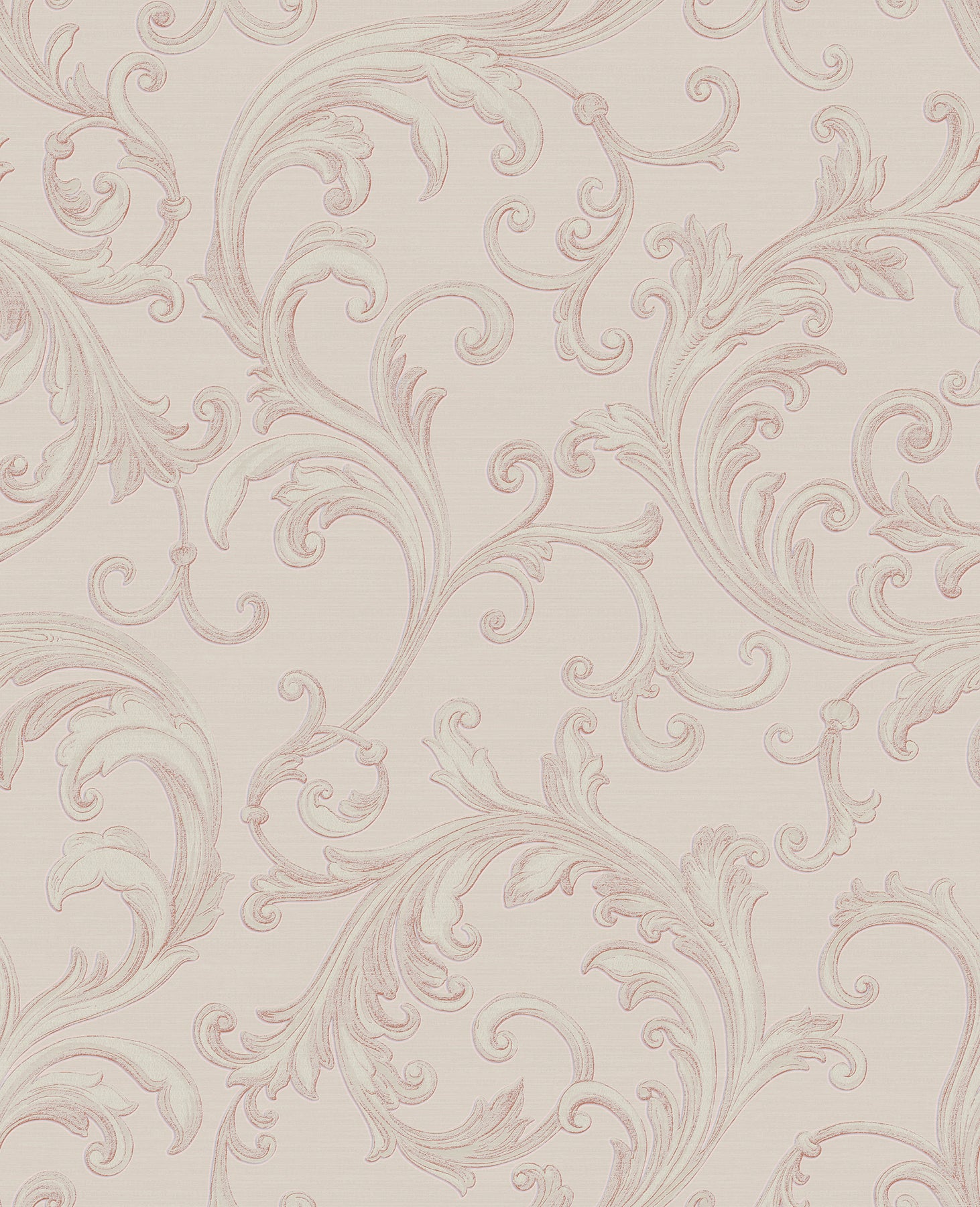 Sirpi Noemi Rose Acanthus Wallpaper, 20.5-in by 33-ft