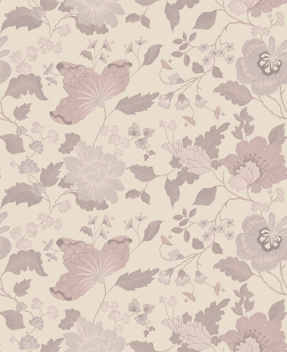 Sirpi Vittoria Rose Floral Wallpaper, 20.5-in by 33-ft