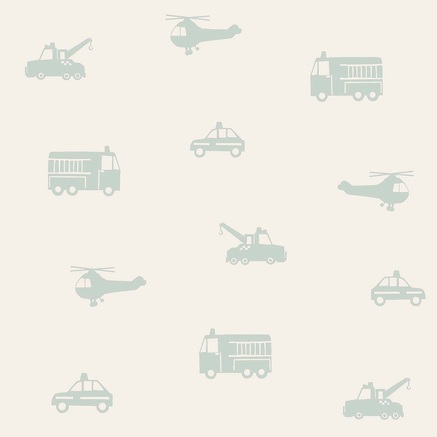 Chesapeake Briony Sage Vehicles Wallpaper, 20.9-in by 33-ft