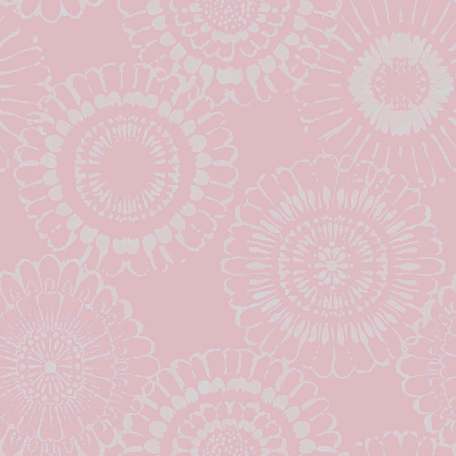 Chesapeake Sonnet Pink Floral Wallpaper, 20.9-in by 33-ft