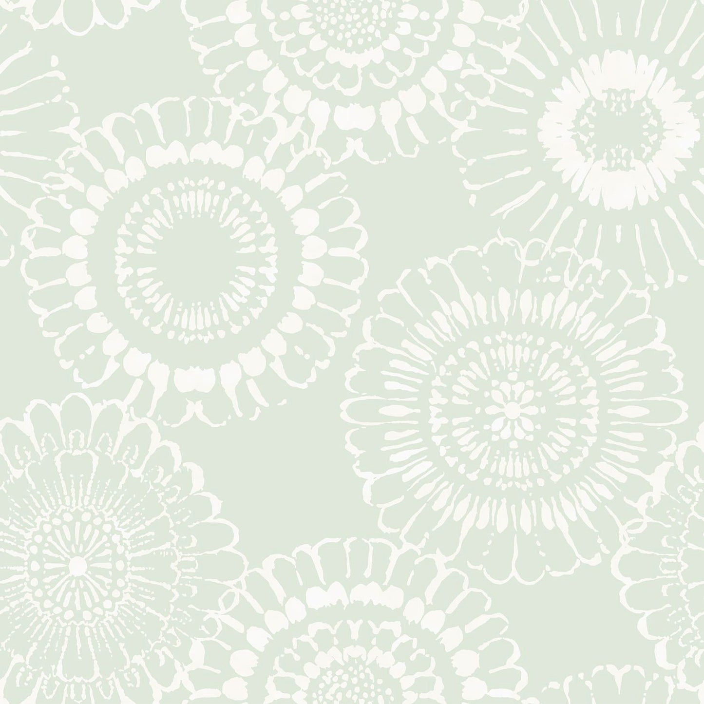 Chesapeake Sonnet Sage Floral Wallpaper, 20.9-in by 33-ft