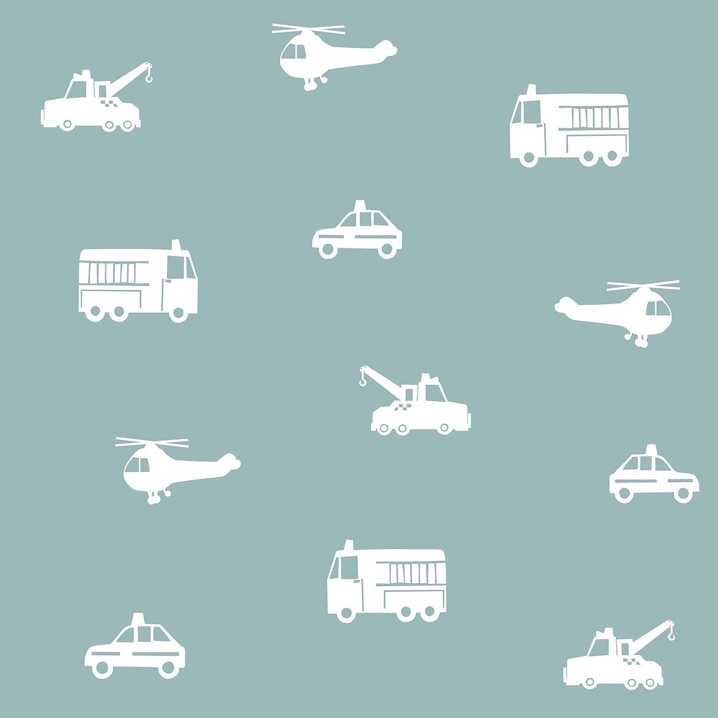 Chesapeake Briony Blue Vehicles Wallpaper, 20.9-in by 33-ft