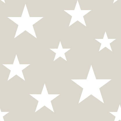 Chesapeake Amira Taupe Stars Wallpaper, 20.9-in by 33-ft