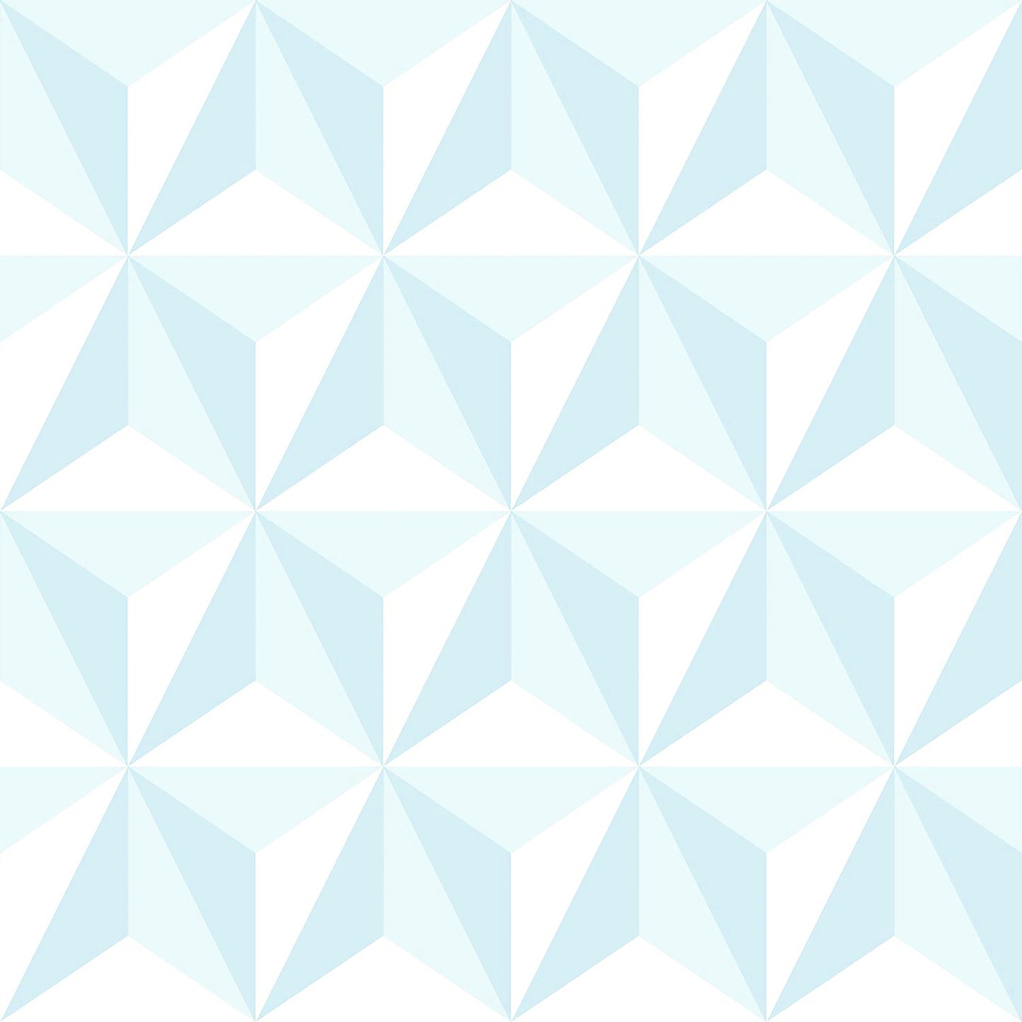 Chesapeake Adella Sky Blue Geometric Wallpaper, 20.9-in by 33-ft