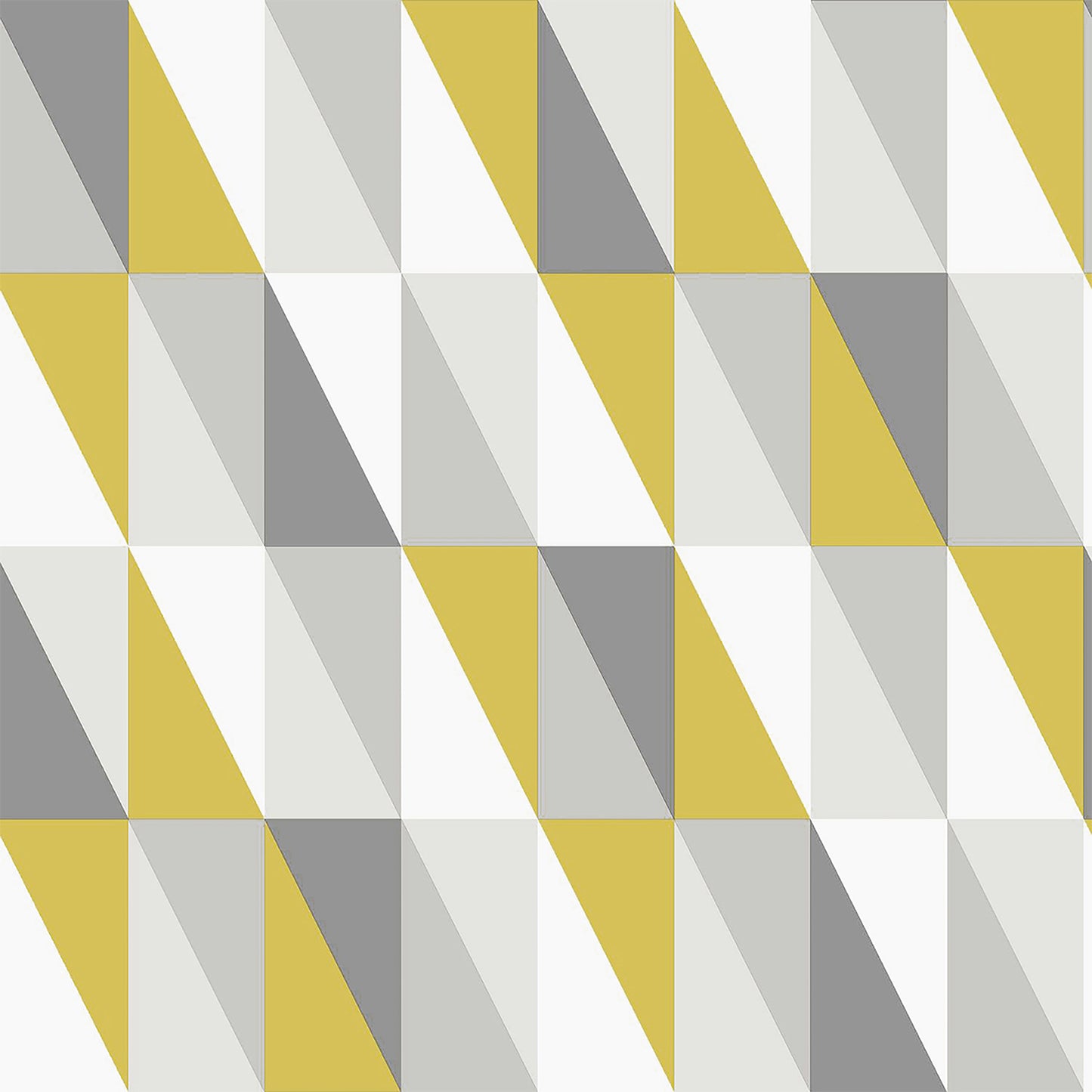 Chesapeake Inez Mustard Geometric Wallpaper, 20.9-in by 33-ft