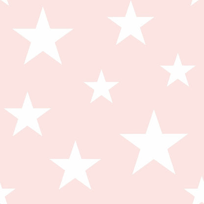 Chesapeake Amira Pink Stars Wallpaper, 20.9-in by 33-ft