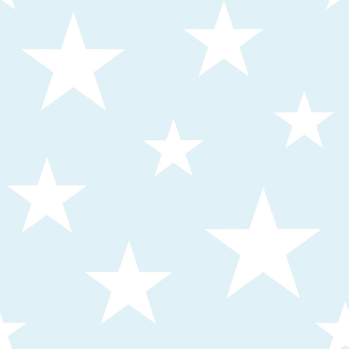 Chesapeake Amira Sky Blue Stars Wallpaper, 20.9-in by 33-ft