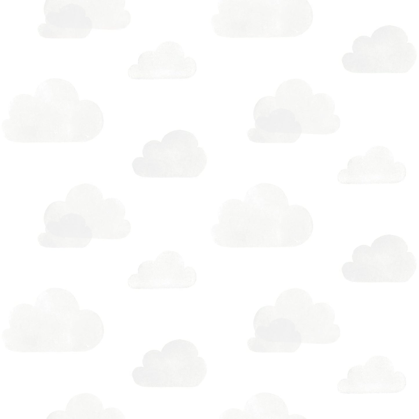 Chesapeake Irie Grey Clouds Wallpaper, 20.9-in by 33-ft