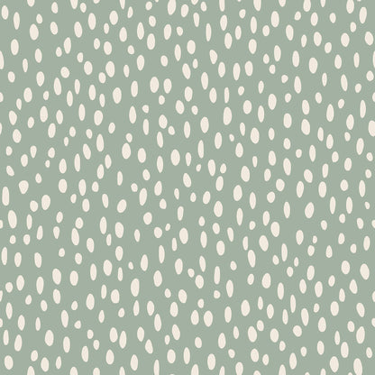 Chesapeake Willa Moss Dots Wallpaper, 20.9-in by 33-ft