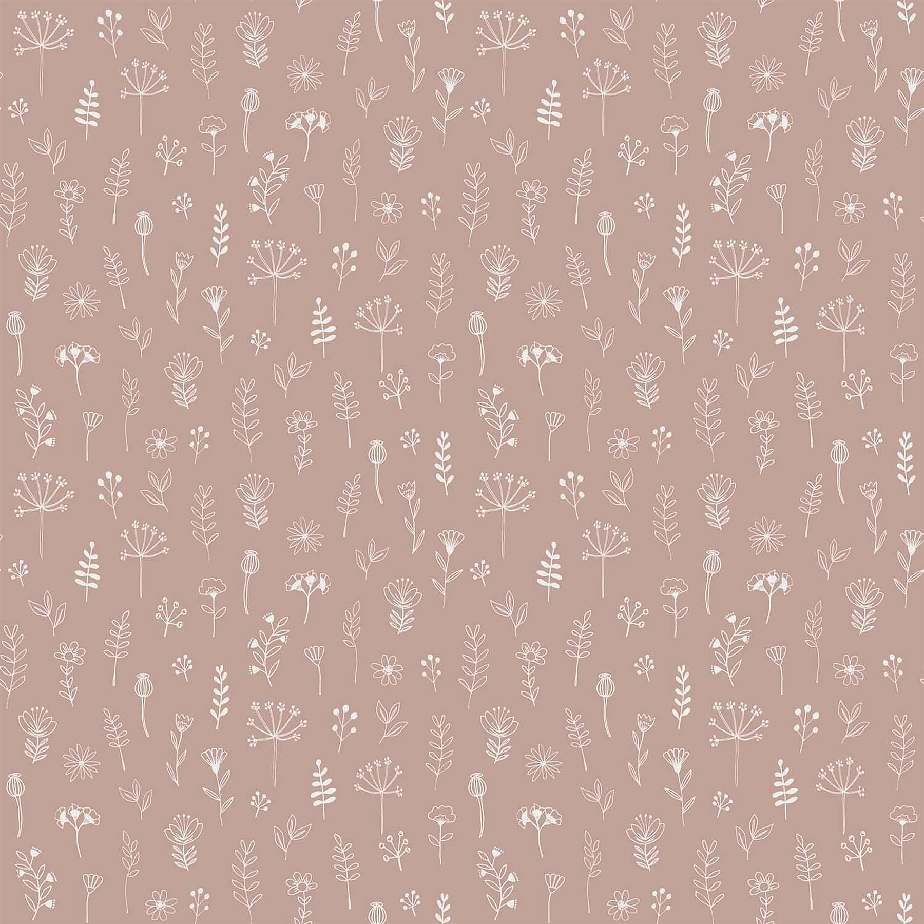 Chesapeake Tatula Rose Floral Wallpaper, 20.9-in by 33-ft