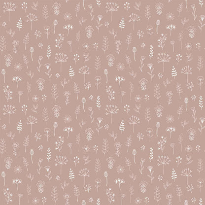 Chesapeake Tatula Rose Floral Wallpaper, 20.9-in by 33-ft