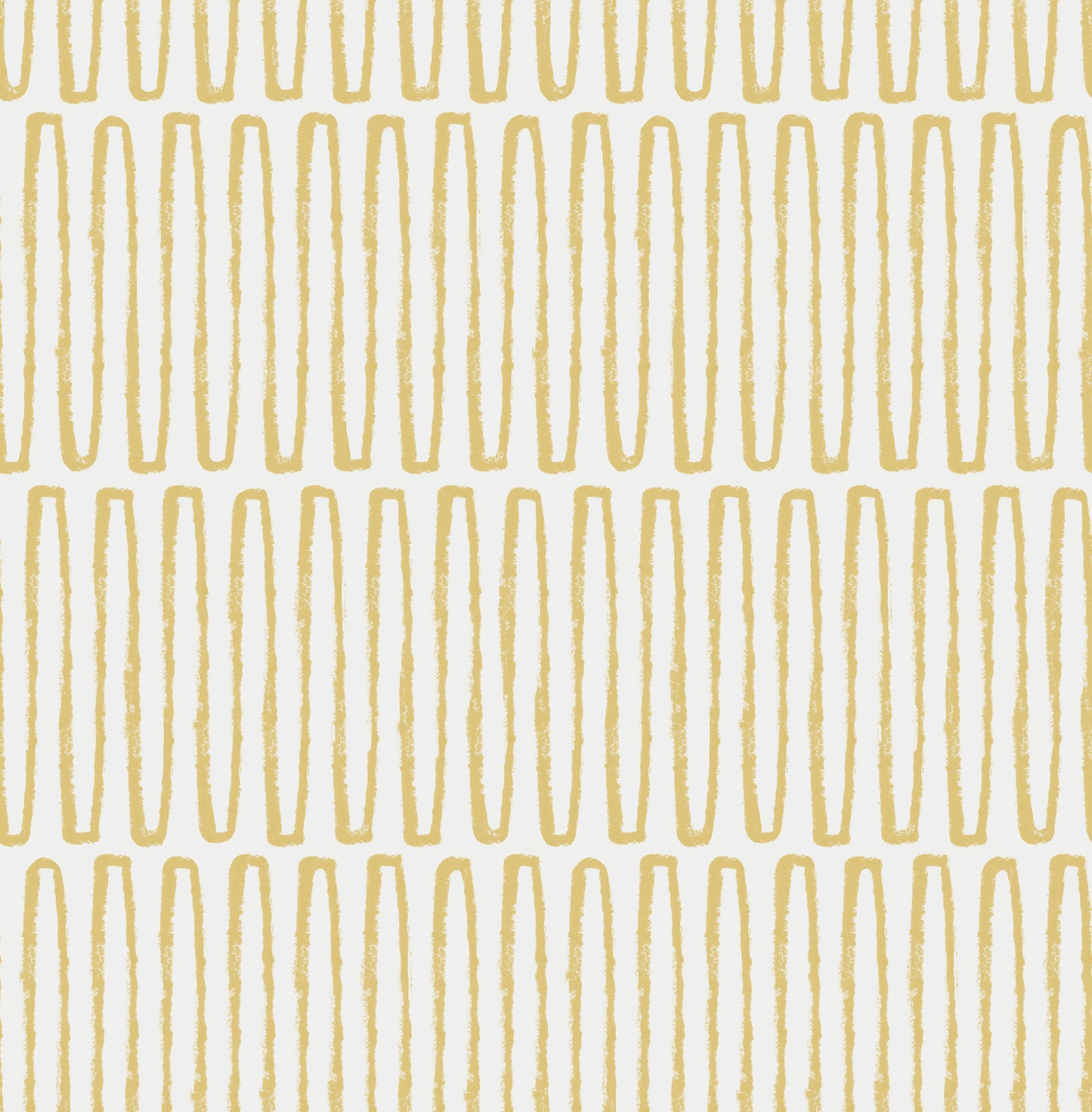 A-Street Prints Lars Mustard Retro Wave Wallpaper, 20.5-in by 33-ft