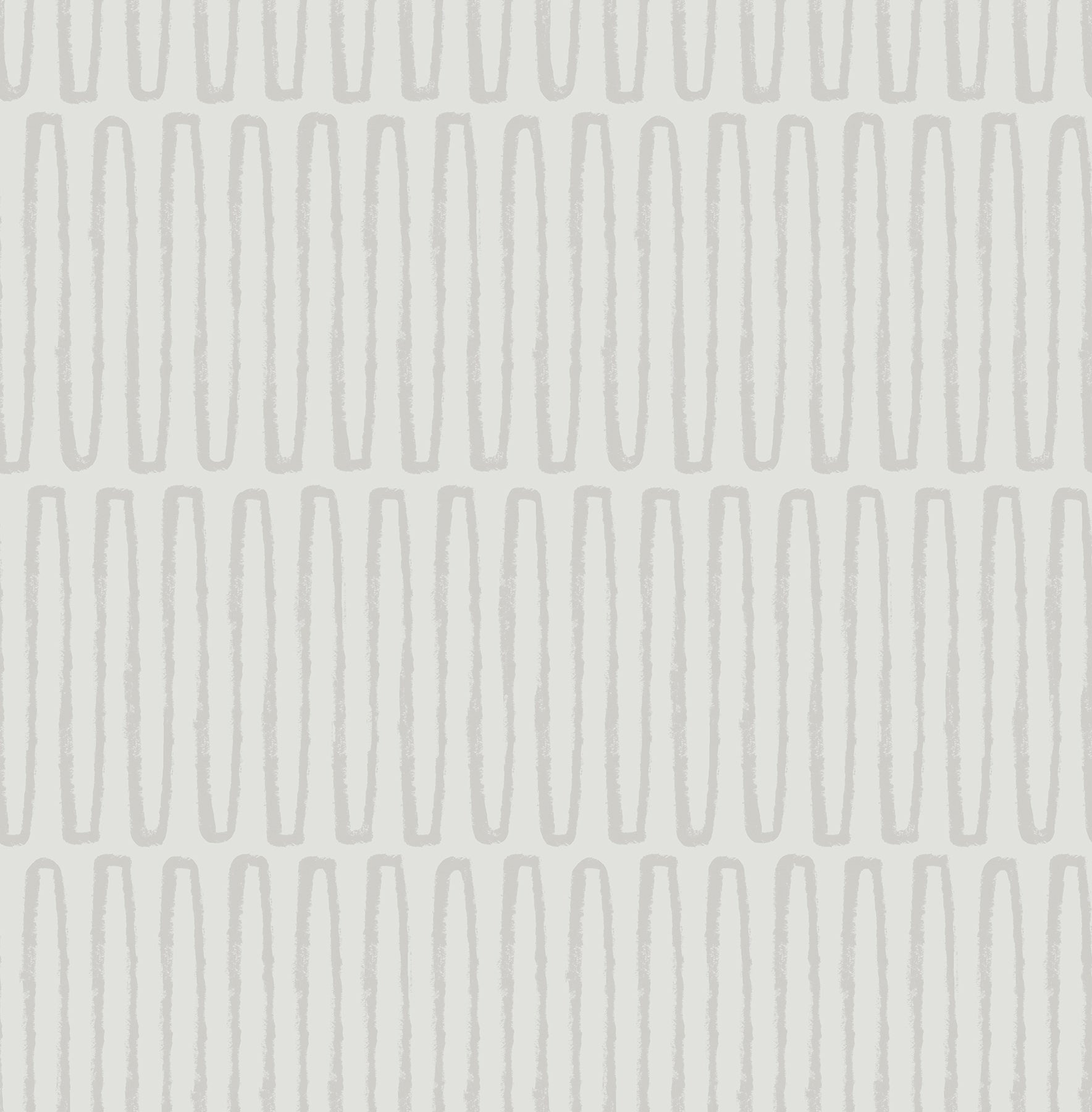 A-Street Prints Lars Light Grey Retro Wave Wallpaper, 20.5-in by 33-ft