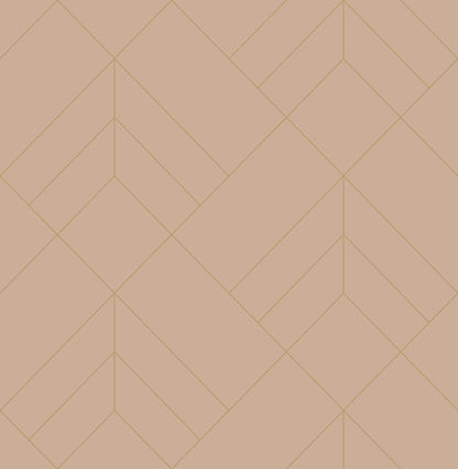 A-Street Prints Sander Light Pink Geometric Wallpaper, 20.5-in by 33-ft