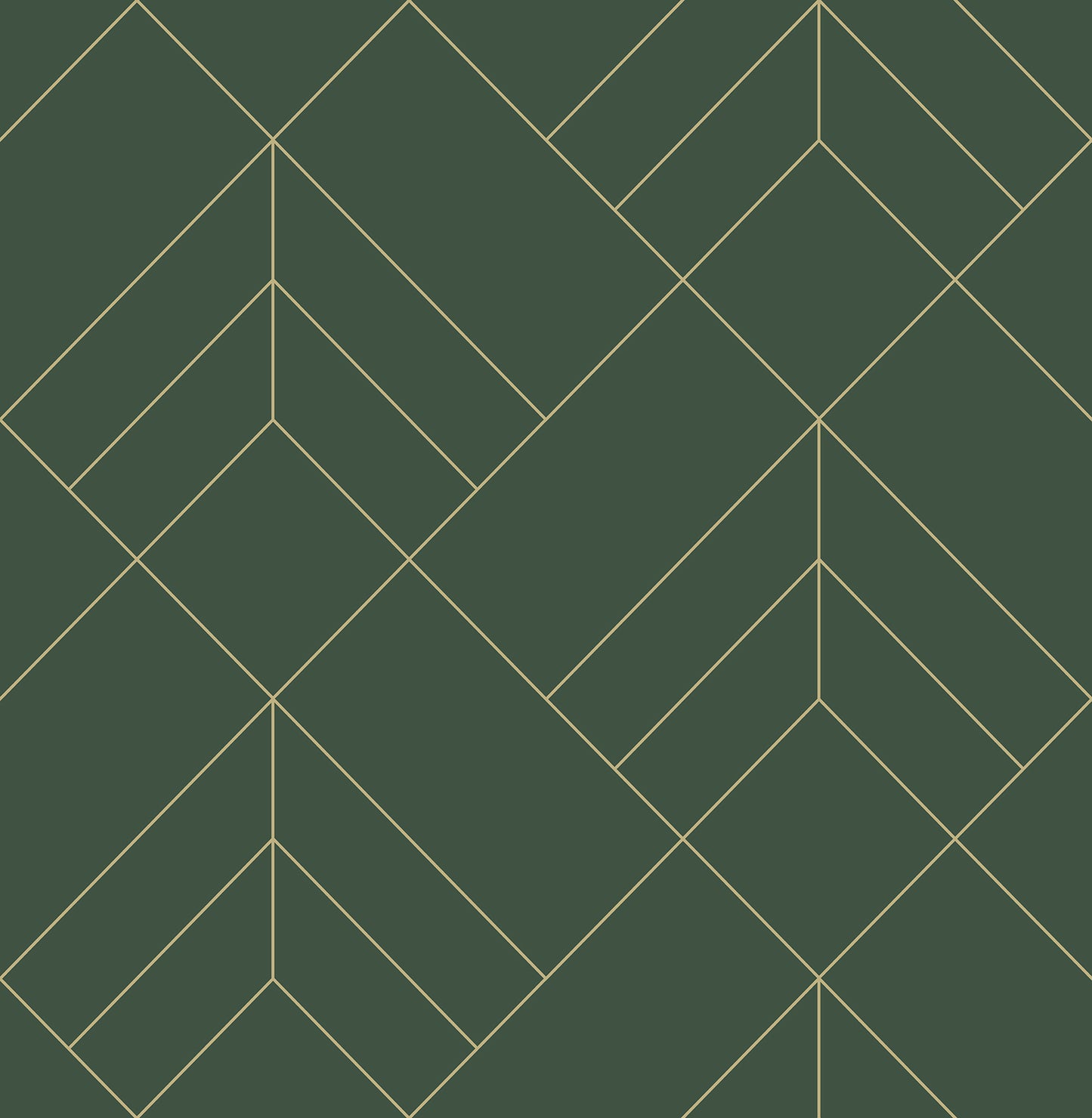 A-Street Prints Sander Evergreen Geometric Wallpaper, 20.5-in by 33-ft