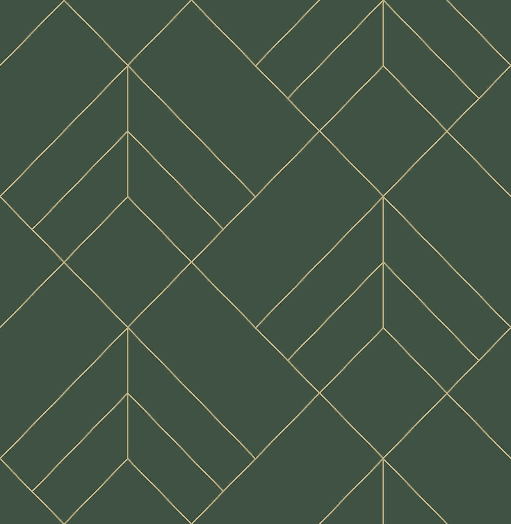 A-Street Prints Sander Evergreen Geometric Wallpaper, 20.5-in by 33-ft