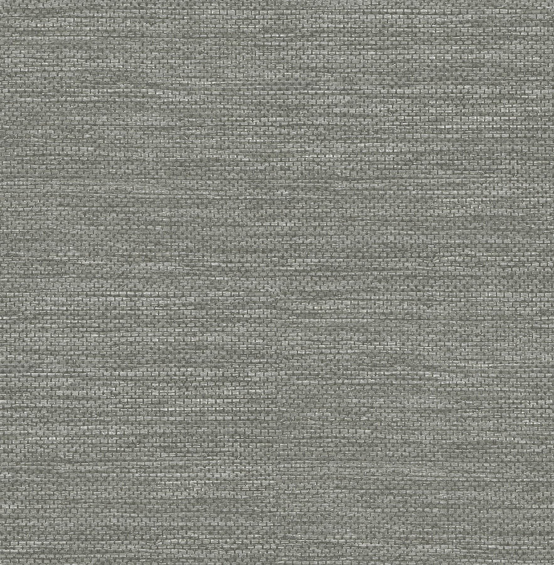 A-Street Prints Malin Grey Faux Grasscloth Wallpaper, 20.5-in by 33-ft