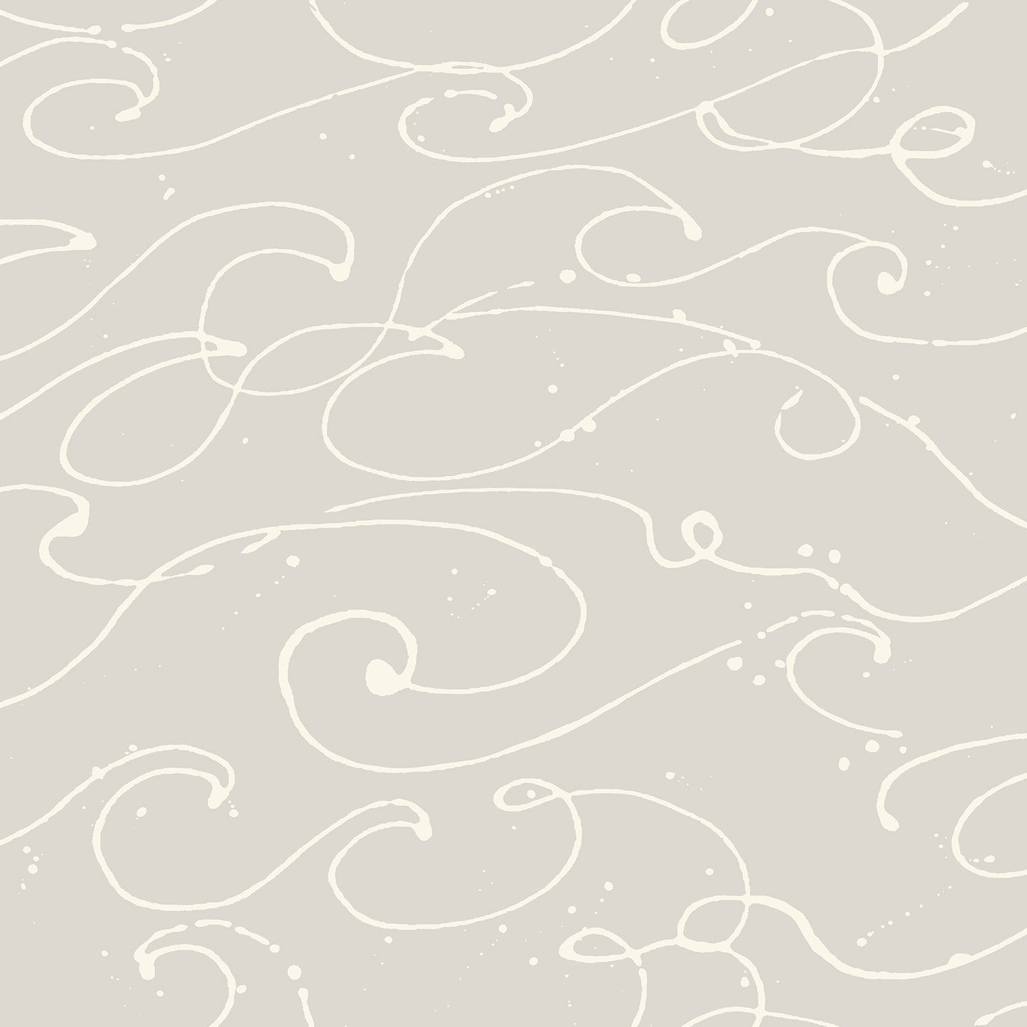 Chesapeake Kuroshio Taupe Ocean Wave Wallpaper, 20.5-in by 33-ft