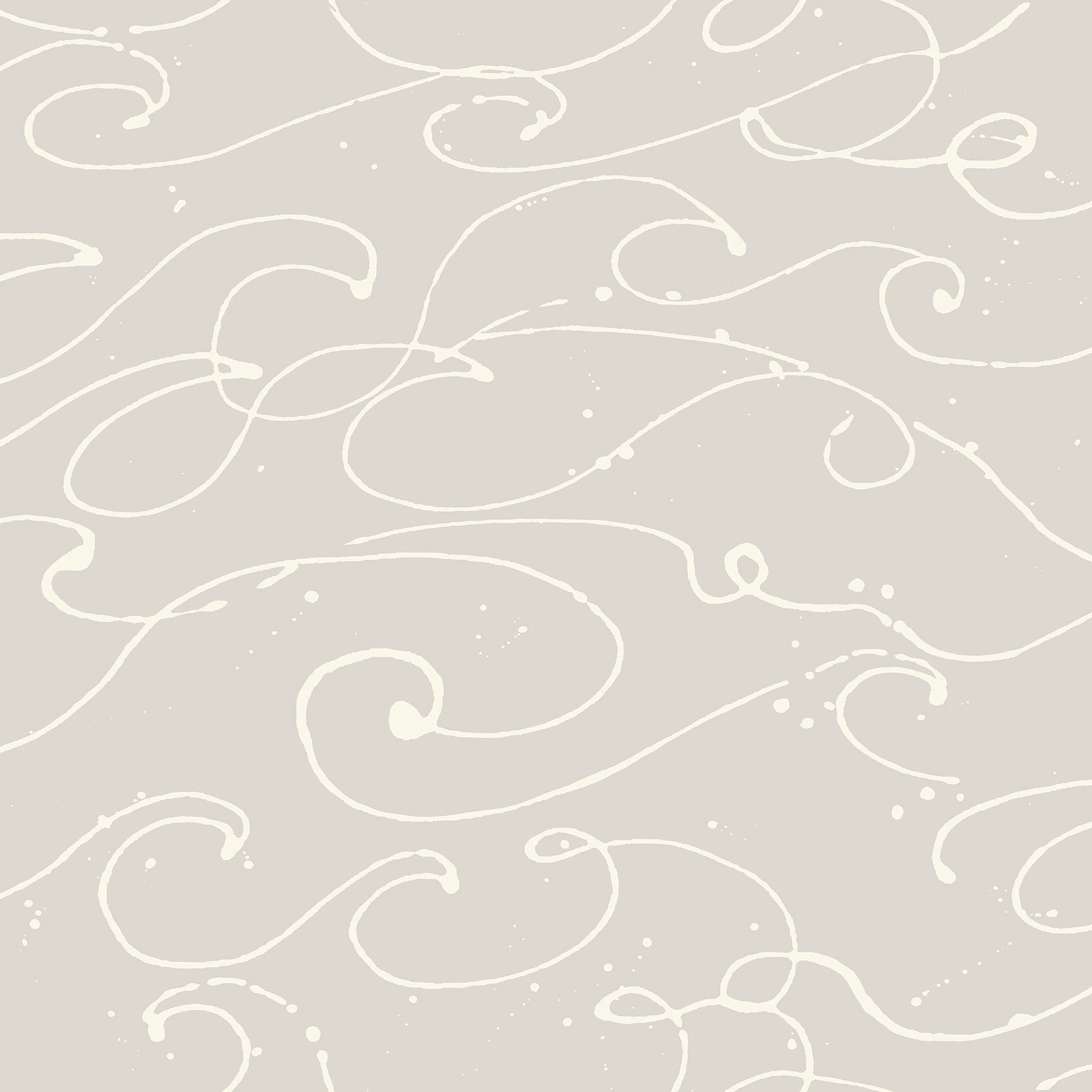 Chesapeake Kuroshio Taupe Ocean Wave Wallpaper, 20.5-in by 33-ft