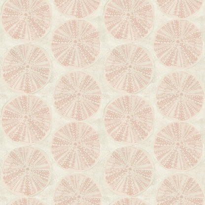 Chesapeake Sea Biscuit Peach Sand Dollar Wallpaper, 20.5-in by 33-ft