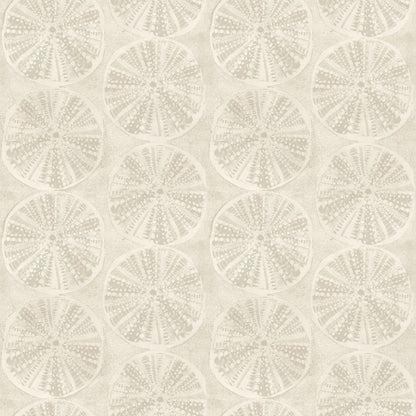 Chesapeake Sea Biscuit Beige Sand Dollar Wallpaper, 20.5-in by 33-ft