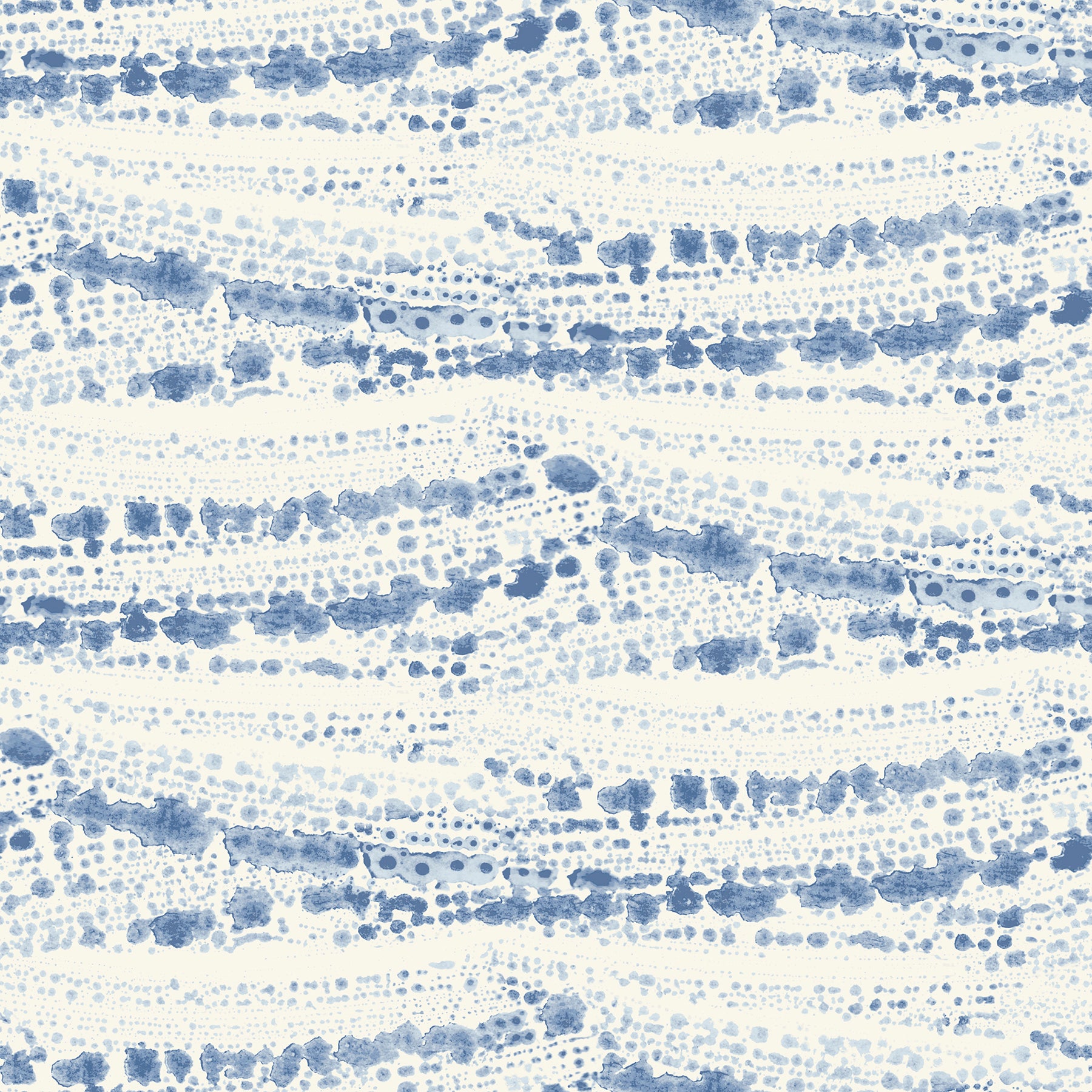 Chesapeake Rannell Navy Abstract Scallop Wallpaper, 20.5-in by 33-ft