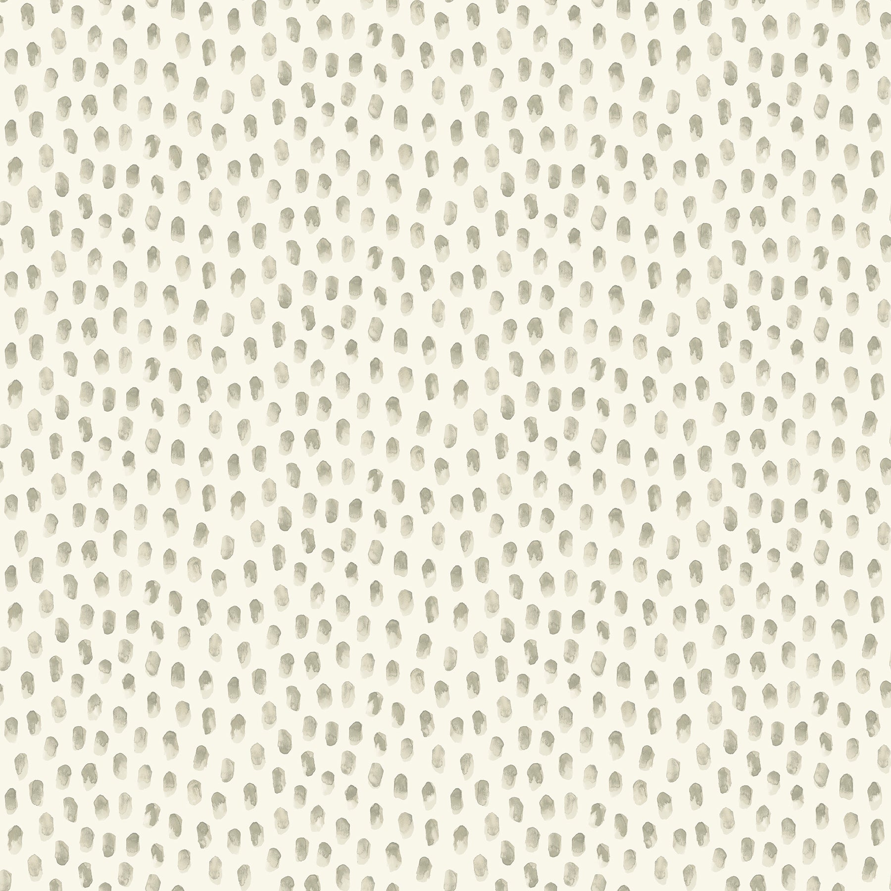 Chesapeake Sand Drips Grey Painted Dots Wallpaper, 20.5-in by 33-ft