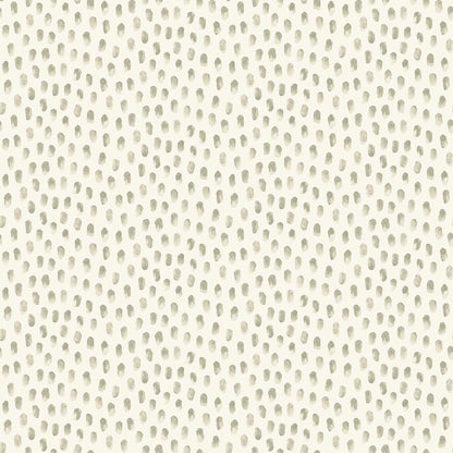 Chesapeake Sand Drips Grey Painted Dots Wallpaper, 20.5-in by 33-ft