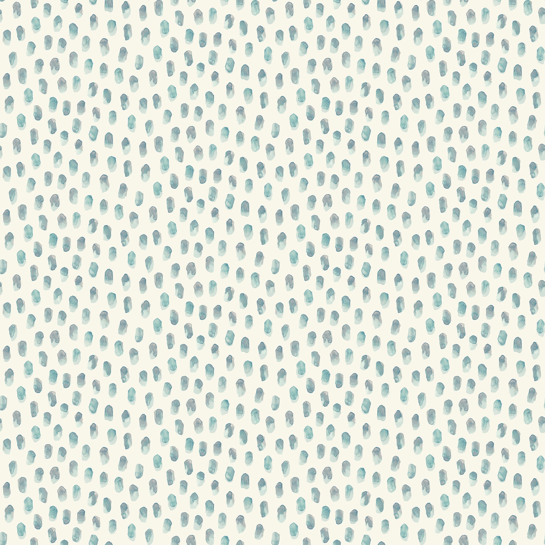 Chesapeake Sand Drips Aqua Painted Dots Wallpaper, 20.5-in by 33-ft