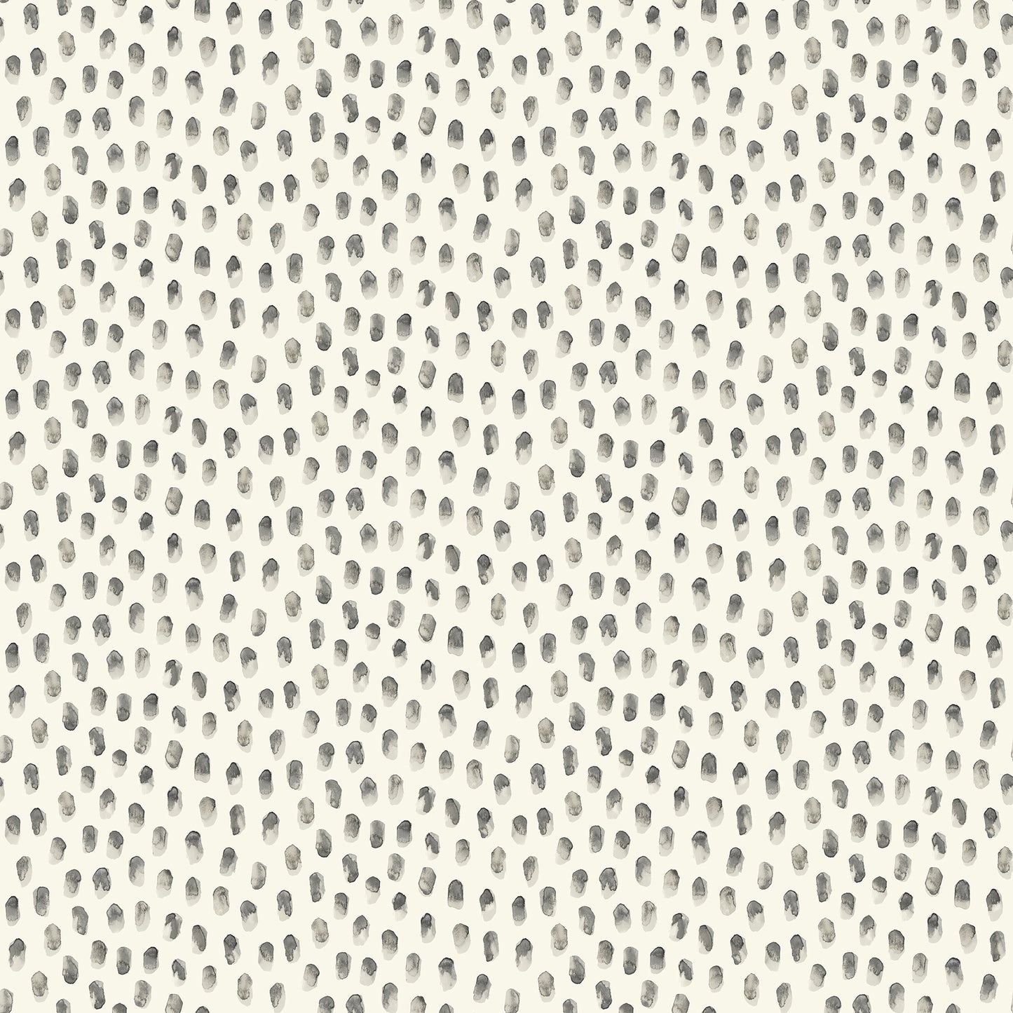 Chesapeake Sand Drips Dark Grey Painted Dots Wallpaper, 20.5-in by 33-ft