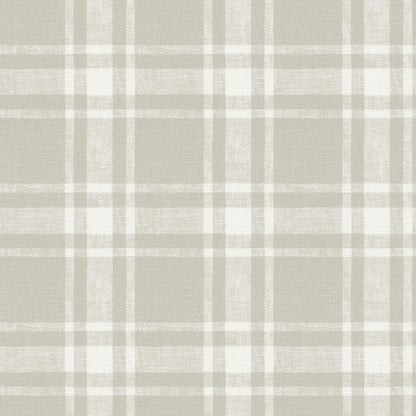 Chesapeake Antoine Taupe Flannel Wallpaper, 20.5-in by 33-ft