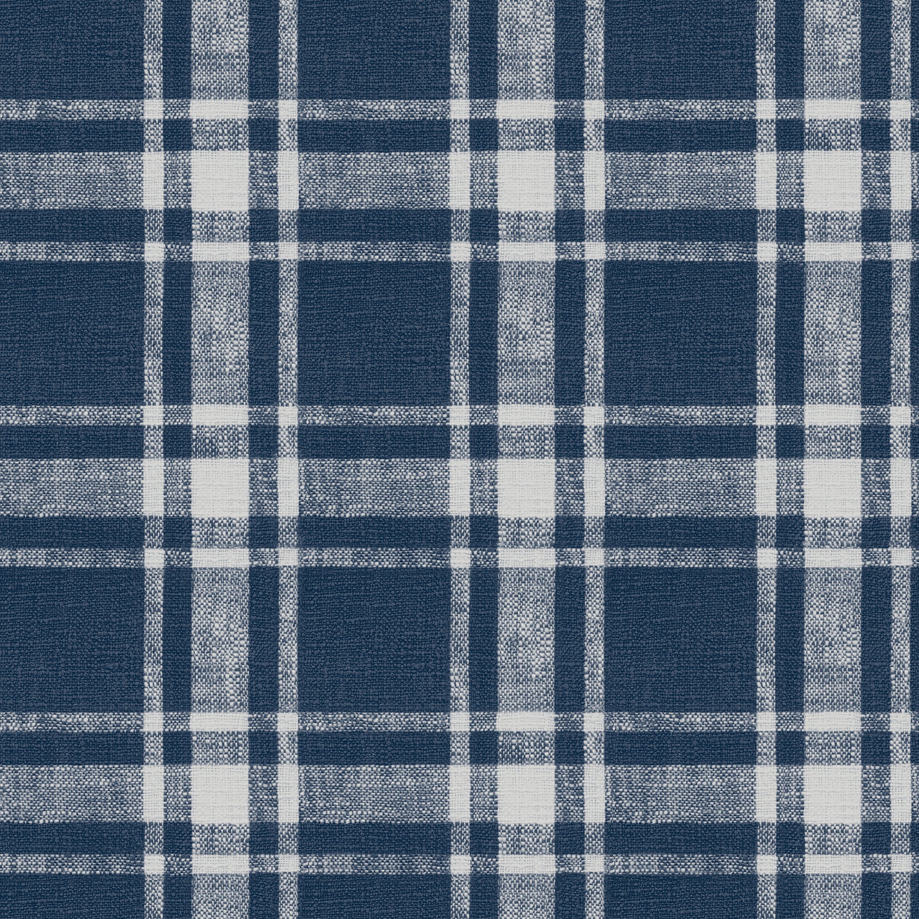 Chesapeake Antoine Dark Blue Flannel Wallpaper, 20.5-in by 33-ft