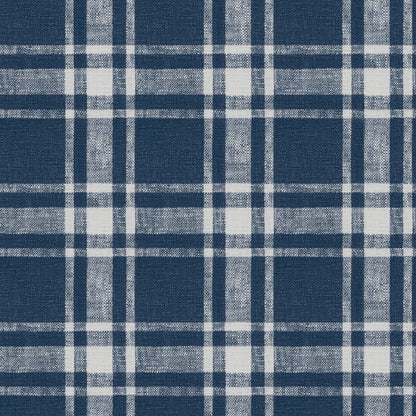 Chesapeake Antoine Dark Blue Flannel Wallpaper, 20.5-in by 33-ft