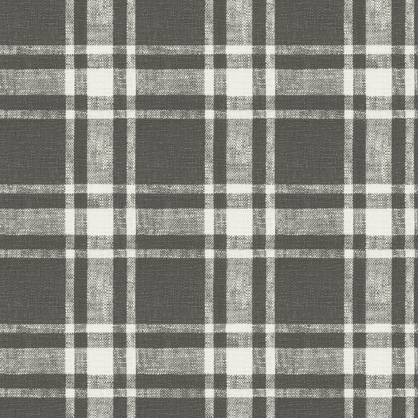 Chesapeake Antoine Charcoal Flannel Wallpaper, 20.5-in by 33-ft