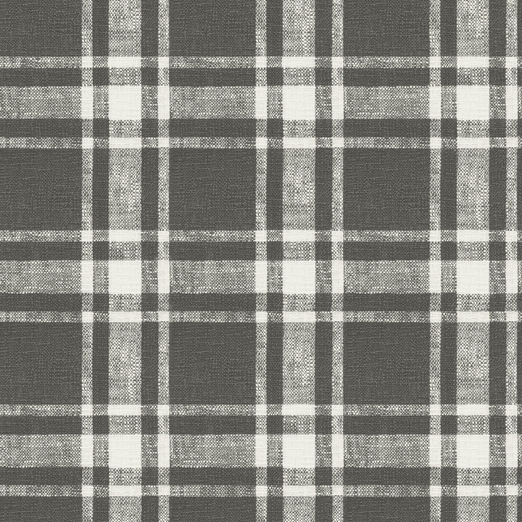 Chesapeake Antoine Charcoal Flannel Wallpaper, 20.5-in by 33-ft