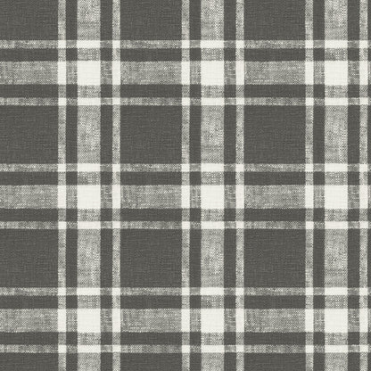 Chesapeake Antoine Charcoal Flannel Wallpaper, 20.5-in by 33-ft