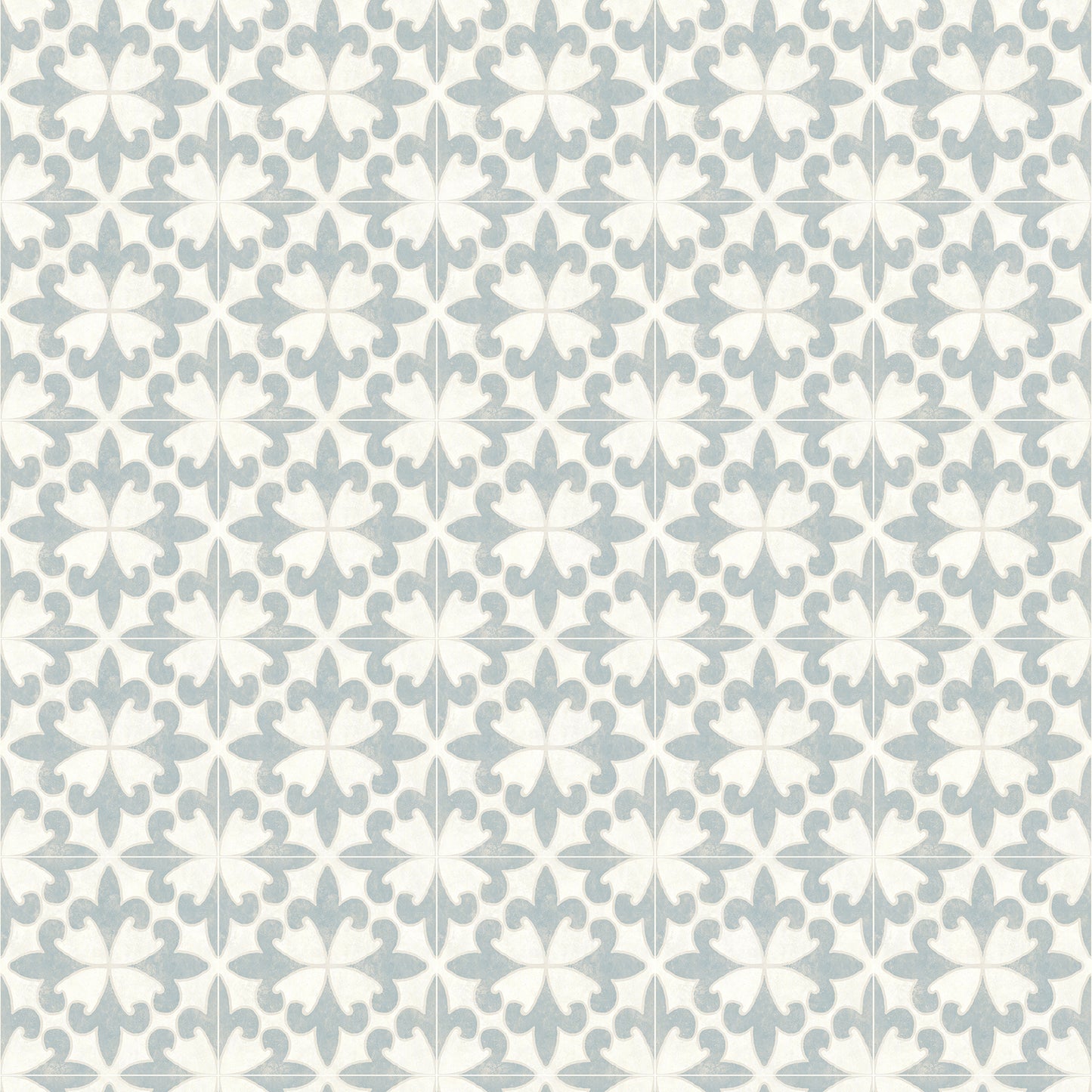 Chesapeake Remy Teal Fleur Tile Wallpaper, 20.5-in by 33-ft