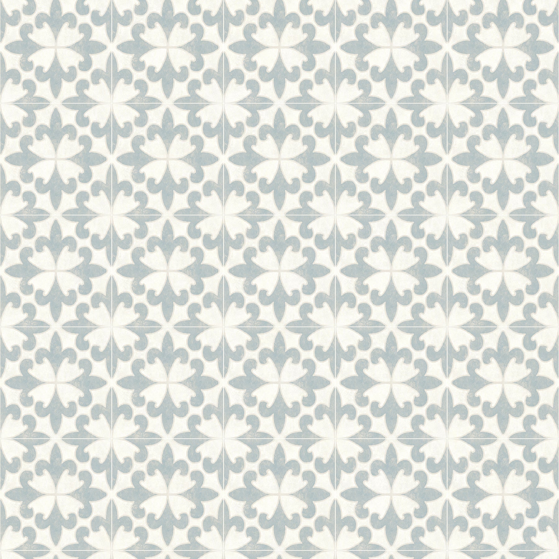 Chesapeake Remy Teal Fleur Tile Wallpaper, 20.5-in by 33-ft