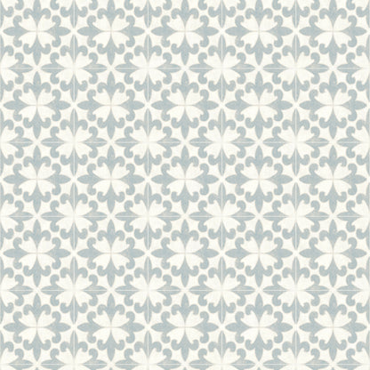 Chesapeake Remy Teal Fleur Tile Wallpaper, 20.5-in by 33-ft