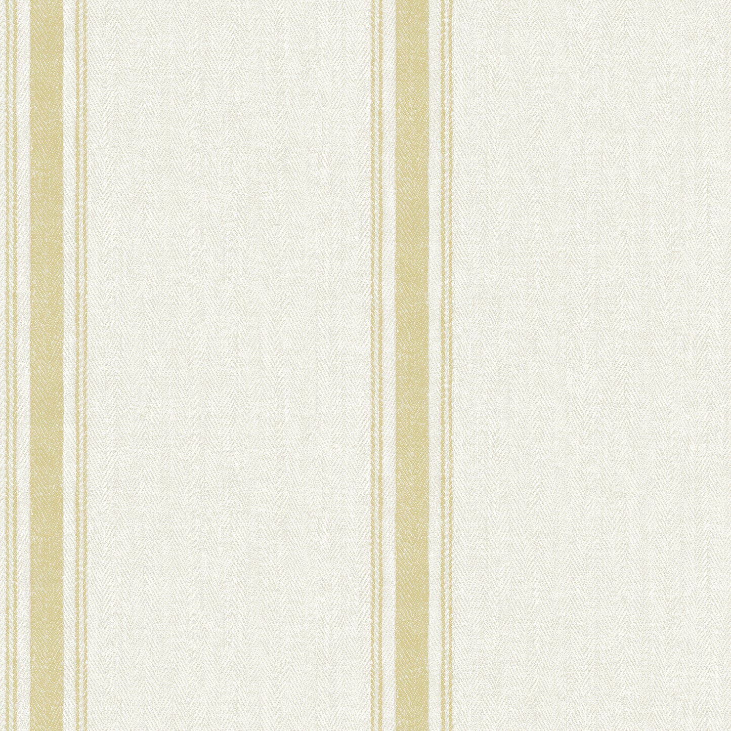 Chesapeake Linette Wheat Fabric Stripe Wallpaper, 20.5-in by 33-ft